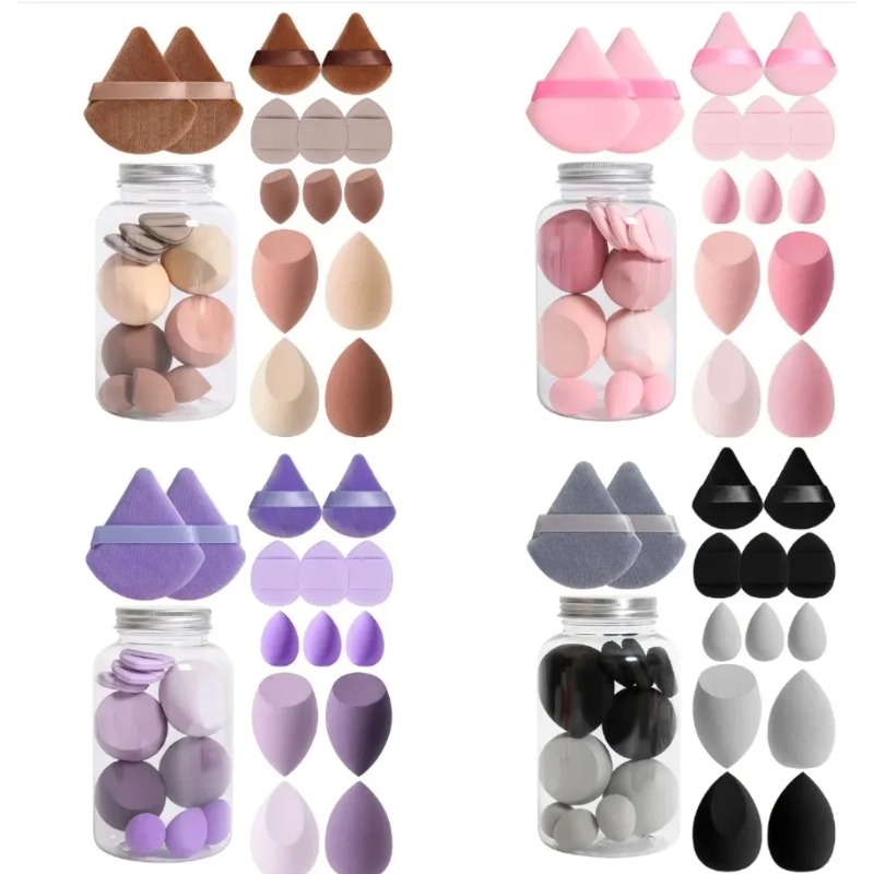 Beauty Blender In Makeup - 14 Parça Makyaj Süngeri Seti Saklama