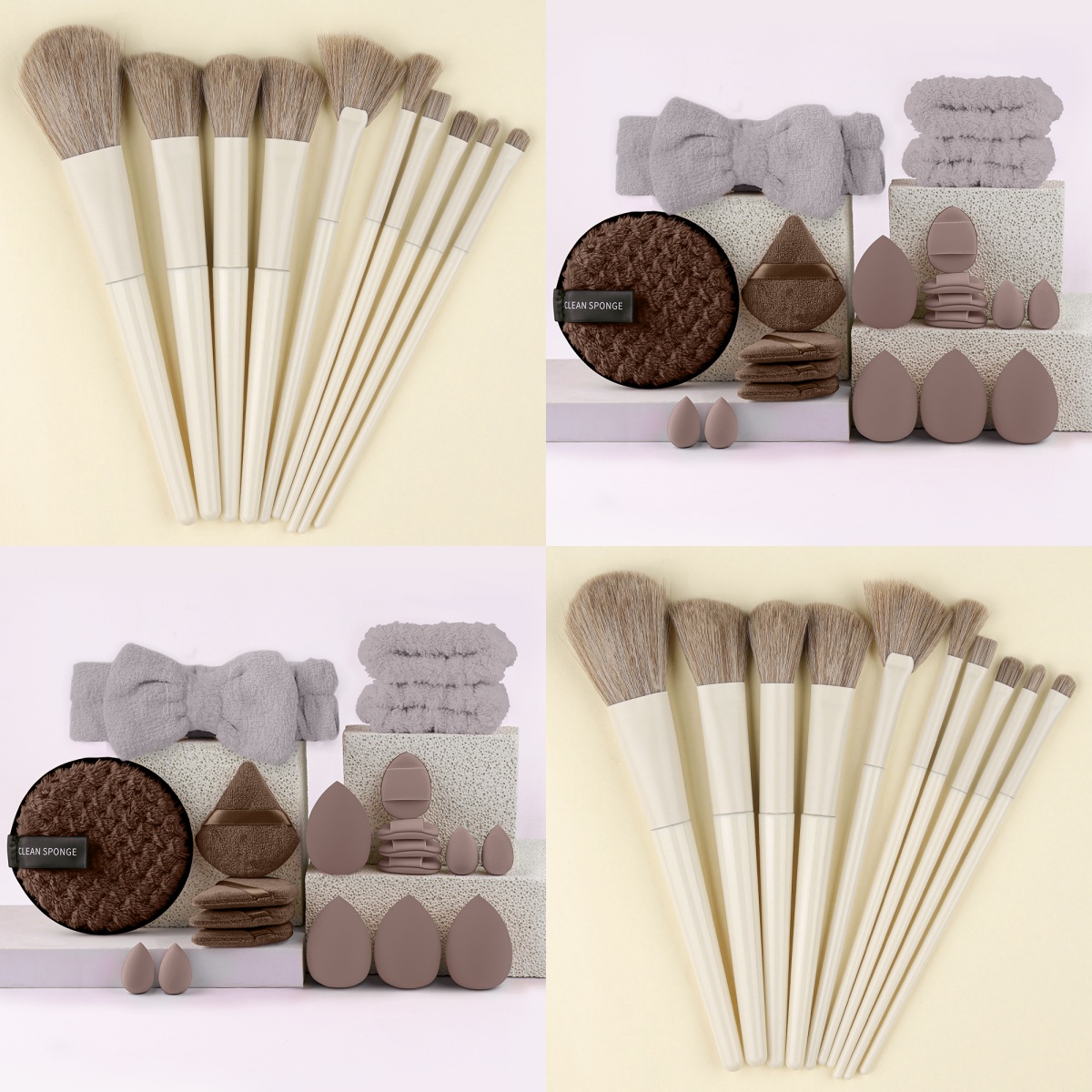 Beauty Makeup Gift Sets - Profesyonel 10 adet makyaj fırça seti