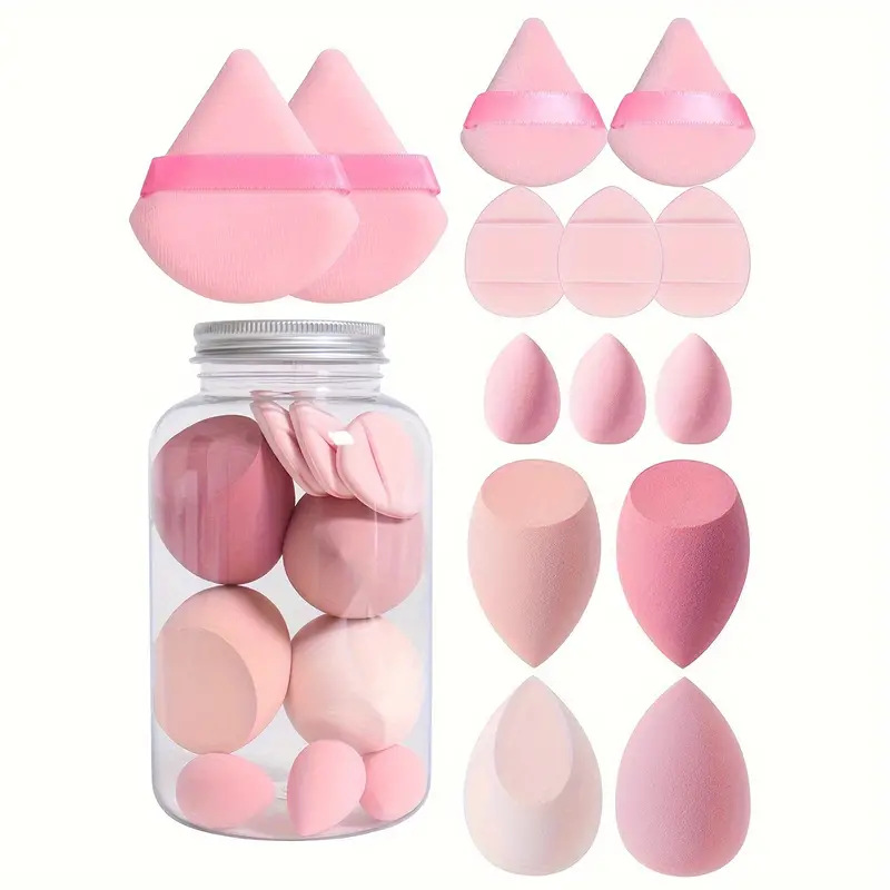 Beauty Bay Makeup - 14 adet makyaj süngeri kozmetik puf