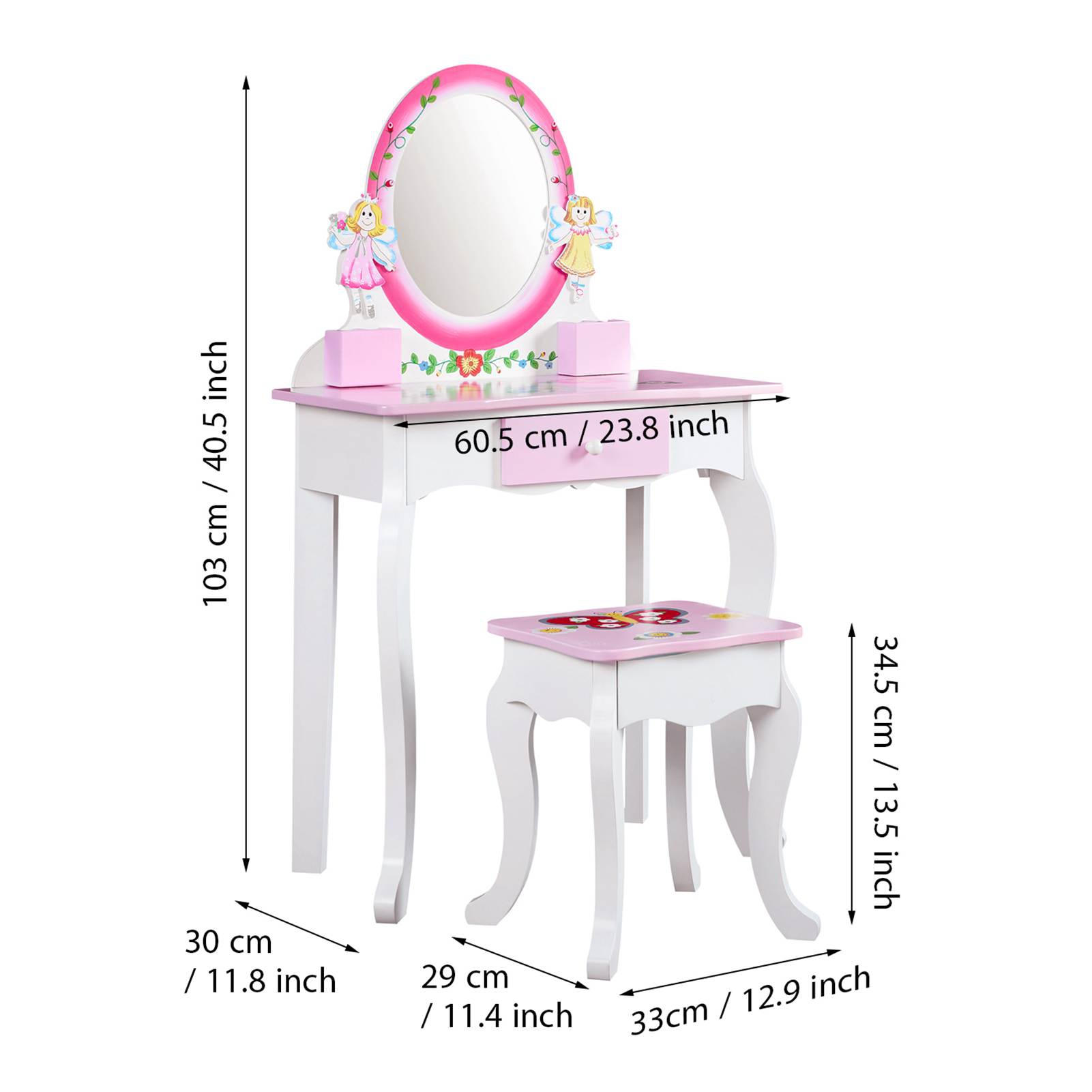 Çocuklar için Çiçek Desenli Ah - Beauty Makeup Desk incelemesi ve fiyatı