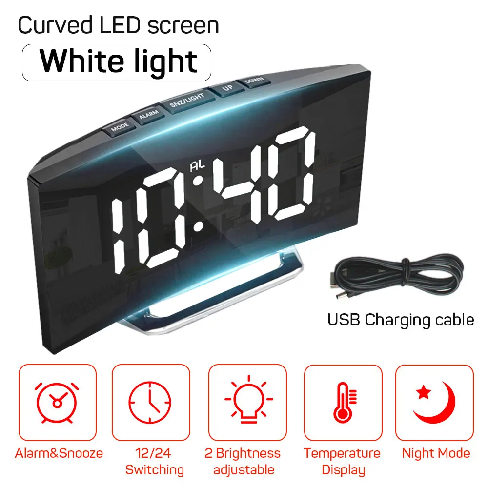 1 adet LED Ayna Dijital Saat Y - Beauty Makeup Desk incelemesi ve fiyatı