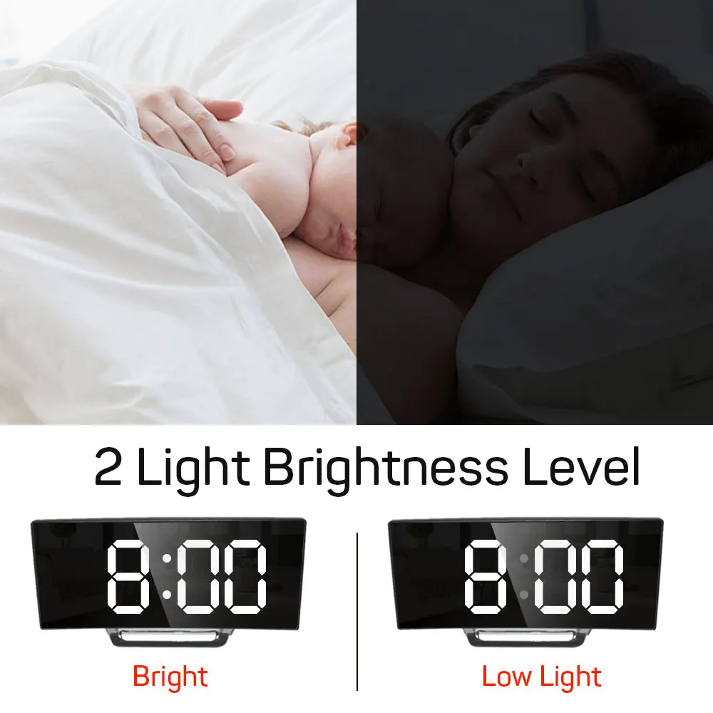 1 adet LED Ayna Dijital Saat Y - Beauty Makeup Desk incelemesi ve fiyatı