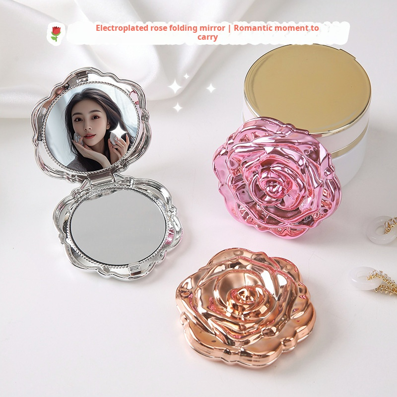 1 adet taşınabilir Mini ayna R - Beauty Flower Makeup incelemesi ve fiyatı