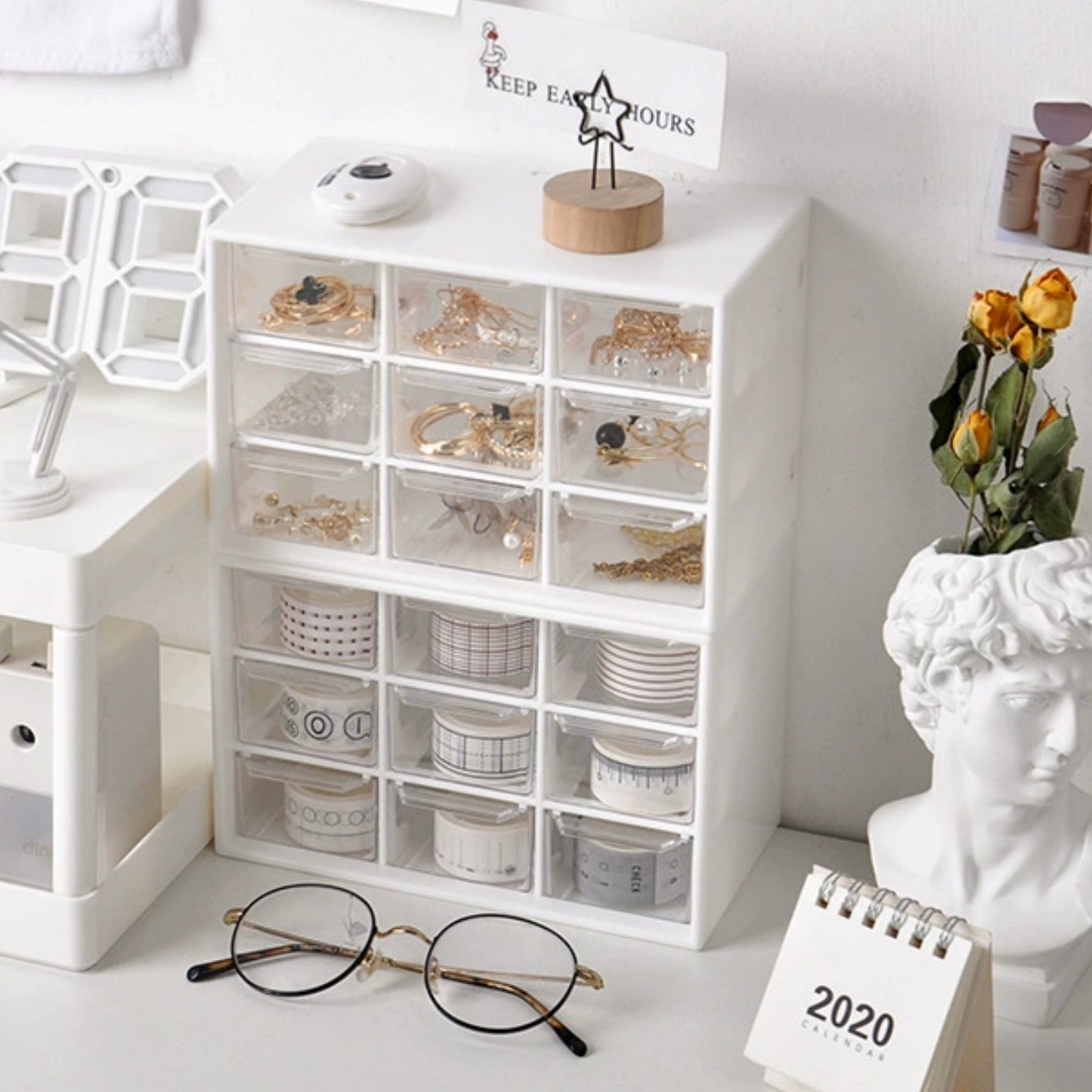 Boncuk Malzemesi Saklama Kutus - Beauty Makeup Desk incelemesi ve fiyatı