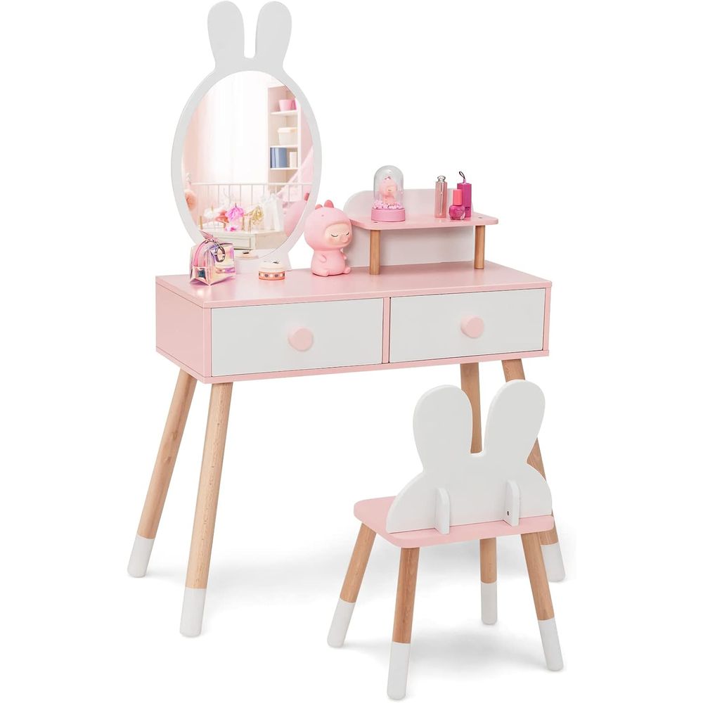 EY Çocuk Makyaj Masası, Tavşan - Beauty Makeup Vanity Set incelemesi ve fiyatı