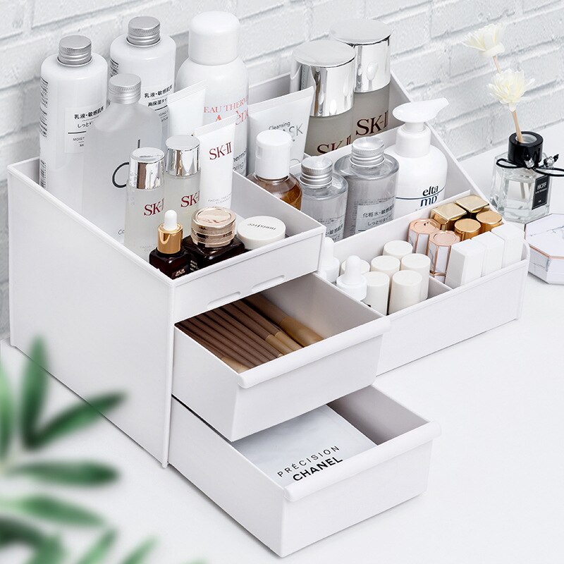 1 Adet Beyaz Plastik Çekmeceli - Beauty Makeup Desk incelemesi ve fiyatı