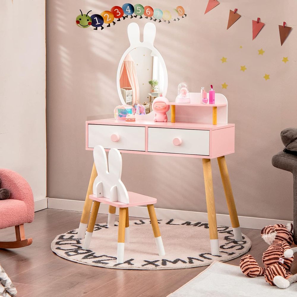 EY Kids Vanity, Tavşan Temalı  - Beauty Makeup Vanity Set incelemesi ve fiyatı