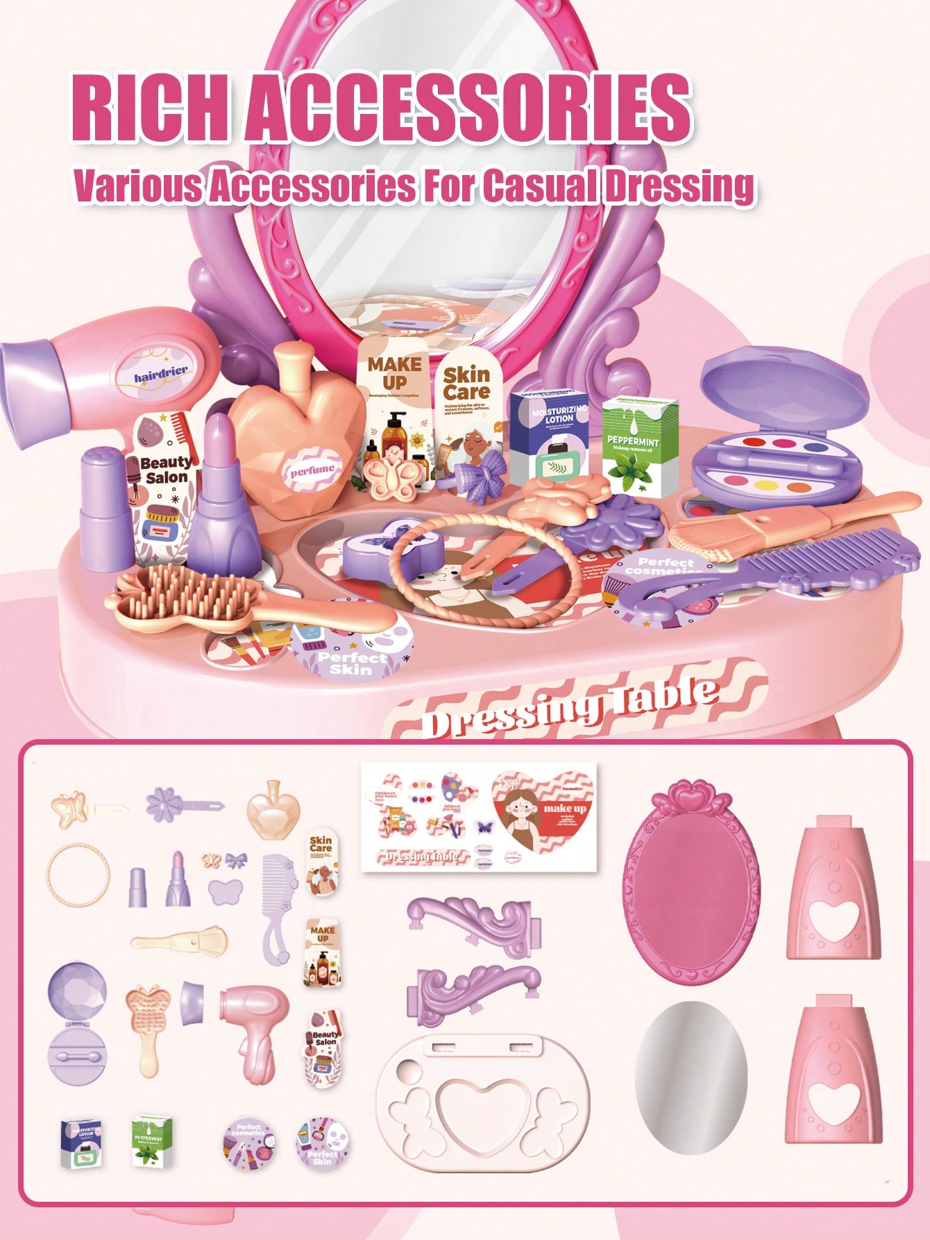 Çocuklar için Prenses Makyaj M - Beauty Makeup Desk incelemesi ve fiyatı