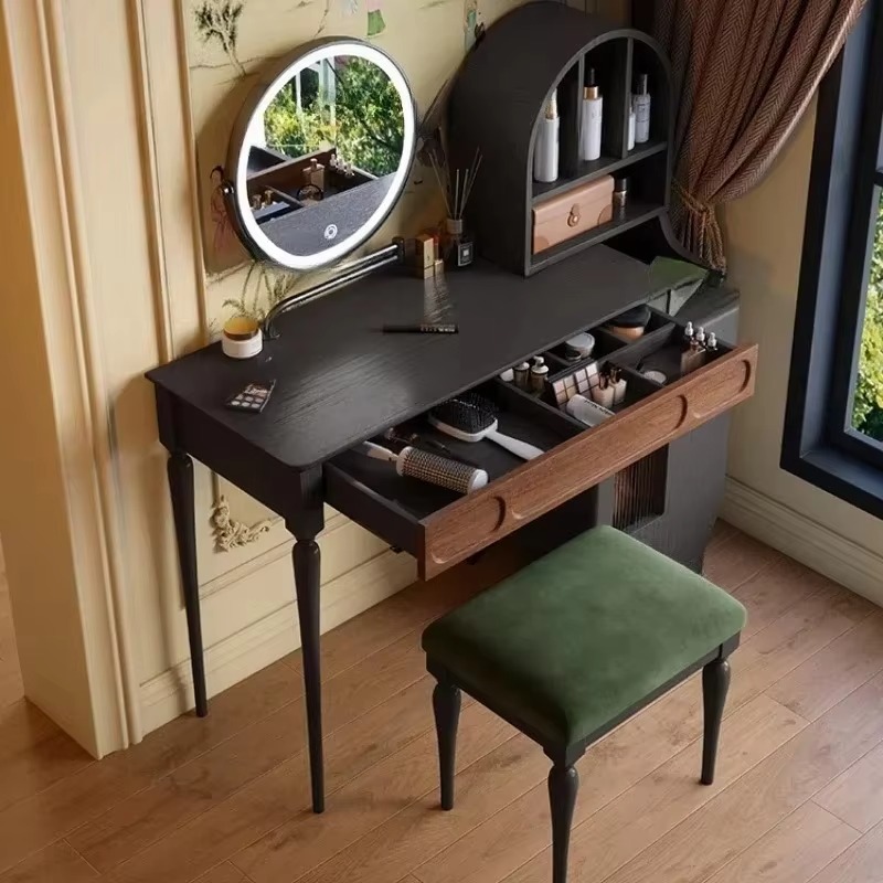 İtalyan Siyah Makyaj Masası Çe - Beauty Makeup Vanity Set incelemesi ve fiyatı