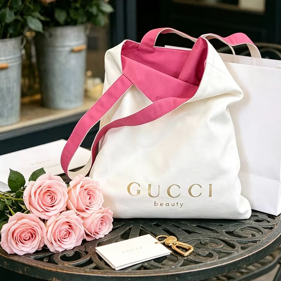 GUCCI'nin Kadın Kanvas Çantası - Beauty Flower Makeup incelemesi ve fiyatı