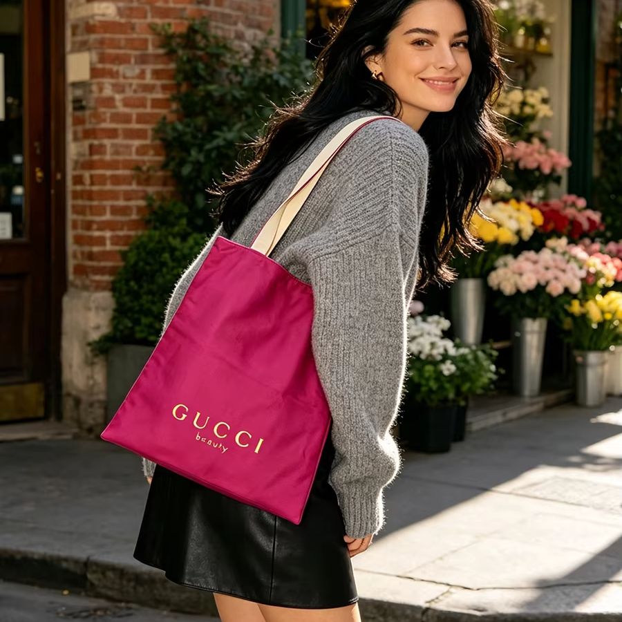 GUCCI'nin Kadın Kanvas Çantası - Beauty Flower Makeup incelemesi ve fiyatı